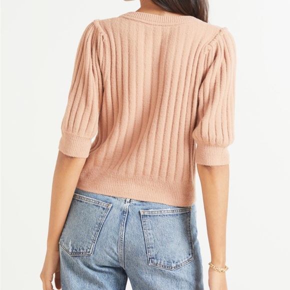Free People Sloane Cardigan (Cafe Cream, M) - Picture 2 of 5